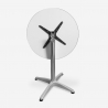 set 2 stühle stahl industriedesign runder tisch 70cm factotum Rabatte