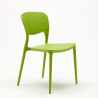 Chaise de cuisine bar café polypropylène empilable intérieur et extérieur Garden Giulietta 