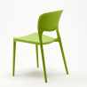 Chaise de cuisine bar café polypropylène empilable intérieur et extérieur Garden Giulietta 