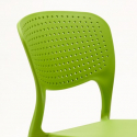 Chaise de cuisine bar café polypropylène empilable intérieur et extérieur Garden Giulietta 