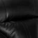 Fauteuil relax inclinable à bascule et pivotant en similicuir Sissi 