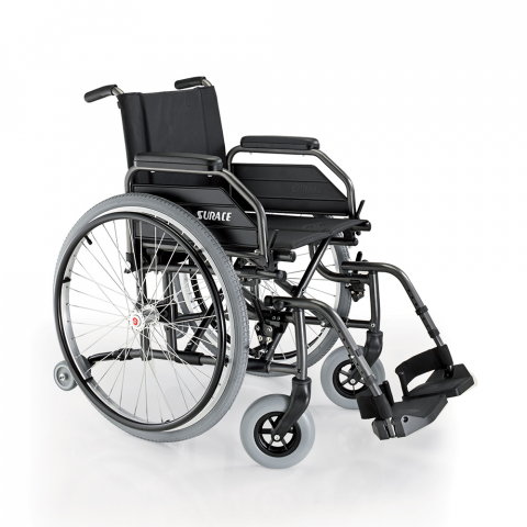Selbstfahrender Faltrollstuhl Leichtgewichtiger Rollstuhl für ältere Behinderte Eureka Surace Aktion