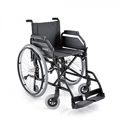 S12 Surace leichter selbstfahrender Faltrollstuhl für ältere Behinderte Aktion
