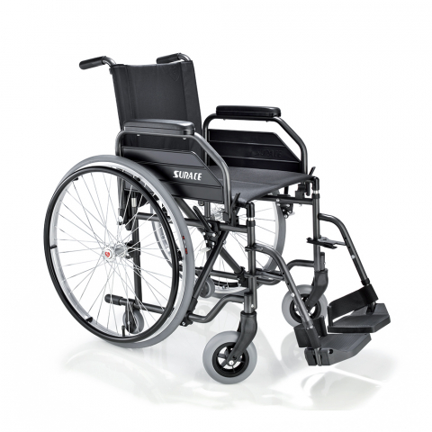 Carrozzina sedia a rotelle anziani pieghevole 15kg Superitala Surace Promozione