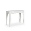 Consolle allungabile 90x42-302cm tavolo sala da pranzo legno bianco Isotta Offerta