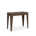 Consolle allungabile legno tavolo sala da pranzo 90x42-302cm Isotta Noix Offerta