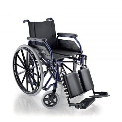 Sedia a rotelle anziani disabili pieghevole poggiagambe 500 XL Surace Promozione