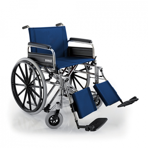 Faltbarer bariatrischer Rollstuhl für Menschen mit Mobilitätseinschränkungen Beinstützen 500 Bariatric Surace
