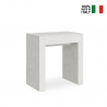 Consolle allungabile 78x47-299cm tavolo sala da pranzo legno bianco Allin Vendita