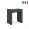 Consolle tavolo da pranzo allungabile 78x47-299cm antracite Allin Report Vendita