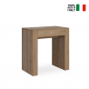 Consolle ingresso allungabile tavolo da pranzo 78x47-299cm legno Allin Oak Vendita