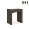 Consolle ingresso tavolo allungabile 78x47-299cm legno sala da pranzo Allin Noix Vendita