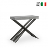 Design ausziehbarer Konsolentisch 90x40-300cm moderner Tisch Diago Concrete Verkauf