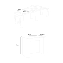 Consolle allungabile 90x48-296cm tavolo sala da pranzo legno bianco Venus Catalogo