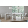 Consolle allungabile 78x47-299cm tavolo sala da pranzo legno bianco Allin Stock