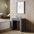 Consolle tavolo da pranzo allungabile 78x47-299cm antracite Allin Report Promozione