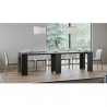 Consolle tavolo da pranzo allungabile 78x47-299cm antracite Allin Report Stock