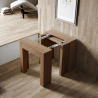 Consolle ingresso allungabile tavolo da pranzo 78x47-299cm legno Allin Oak Saldi