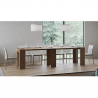 Consolle ingresso allungabile tavolo da pranzo 78x47-299cm legno Allin Oak Stock