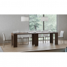 Consolle ingresso tavolo allungabile 78x47-299cm legno sala da pranzo Allin Noix Stock
