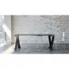 Design ausziehbarer Konsolentisch 90x40-300cm moderner Tisch Diago Concrete Sales