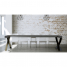 Design ausziehbarer Konsolentisch 90x40-300cm moderner Tisch Diago Concrete Rabatte