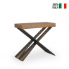 Consolle allungabile 90x40-300cm tavolo legno design moderno Diago Fir Vendita