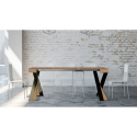 Consolle allungabile 90x40-300cm tavolo legno design moderno Diago Fir Saldi