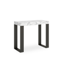 Consolle allungabile 90x40-300cm tavolo design moderno marmo Tecno Marble Vendita