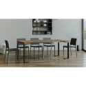 Eingangskonsole Tisch ausziehbar 90x40-300cm Holz Metall Tecno Fir Sales