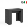 Consolle allungabile 90x48-204cm tavolo design moderno antracite Basic Small Report Vendita