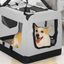 Trasportino auto cani e gatti taglia media tessuto pieghevole 68,5x48x50cm Oliver L Catalogo