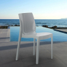 18 Sedie Ice Grand Soleil polipropilene per ristorante e bar stock 