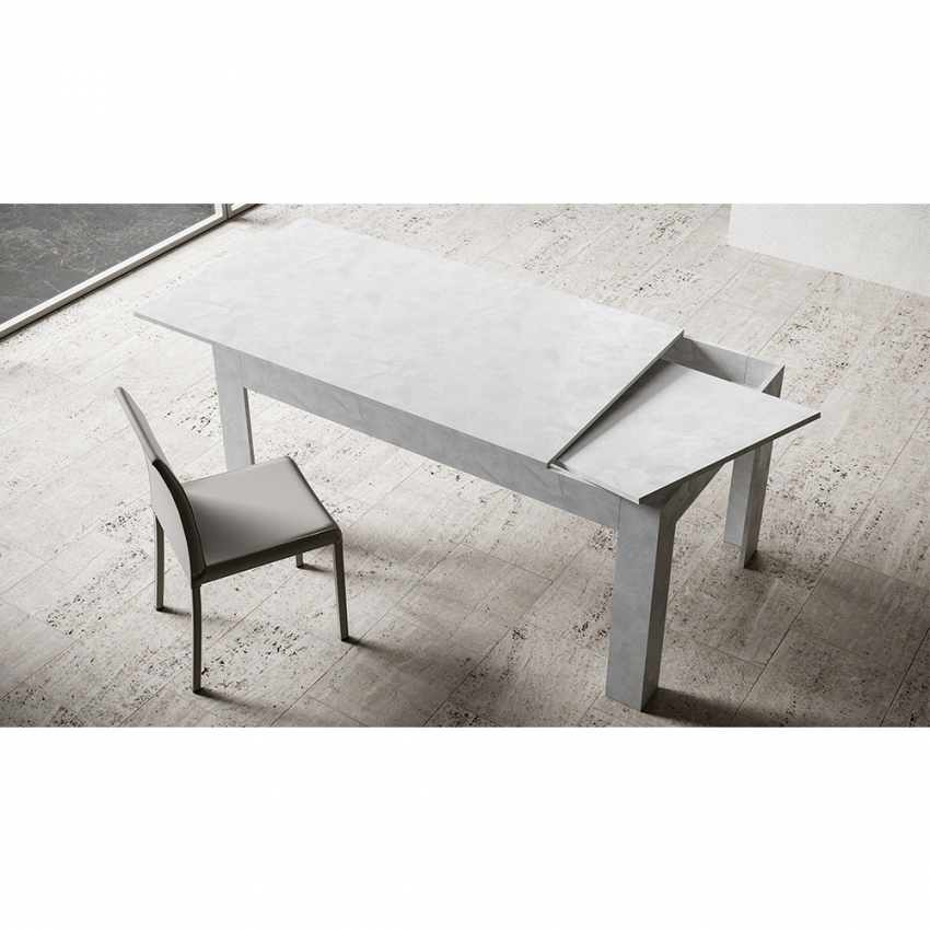 Bibi Oak Table extensible en bois 90x120-180cm salle à manger cuisine