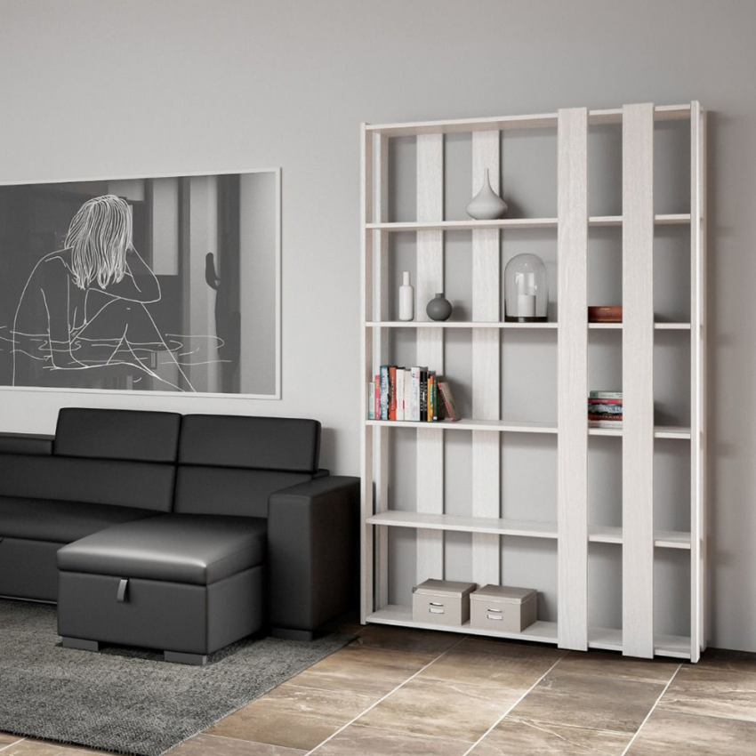 Design-Wandregal mit 5 Ablagen weiß modern für Zuhause & Büro Kato E Small Aktion Design-Wandregal mit 5 Ablagen weiß modern für Zuhause & Büro Kato E Small Aktion