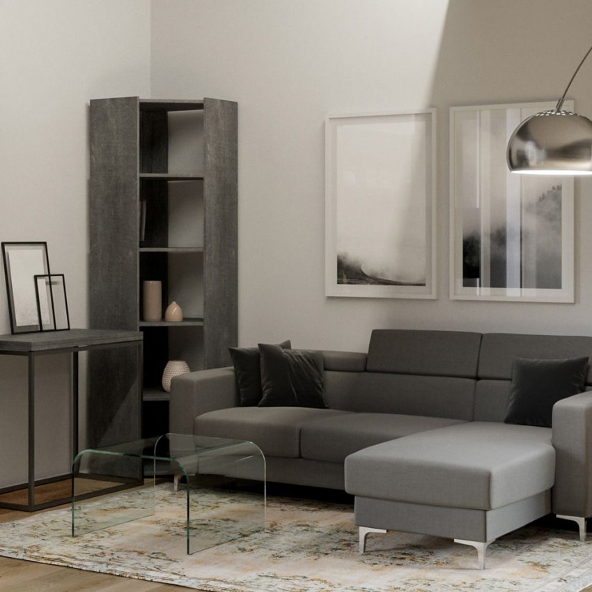 Eckregal Wand modernes Design grau Kato Angolo A Concrete Aktion Eckregal Wand modernes Design grau Kato Angolo A Concrete Aktion