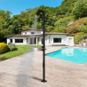 Doccia interno esterno giardino piscina doccetta doppio miscelatore Alghero Misure