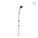 Doccia solare 35 litri esterno giardino piscine miscelatore lavapiedi Dafne Promozione