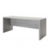 Schreibtisch Arbeitstisch Bürotisch Holz Zementfarbe Grau Modern Design 180x69cm Pratico Sales