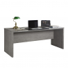 Schreibtisch Arbeitstisch Bürotisch Holz Zementfarbe Grau Modern Design 180x69cm Pratico Angebot