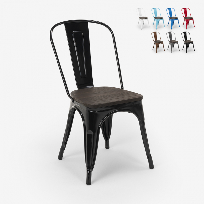 stock 20 pezzi sedie industrial acciaio legno per cucina e bar steel wood stock 20 pezzi sedie industrial acciaio legno per cucina e bar steel wood