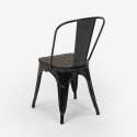 stock 20 pezzi sedie industrial acciaio legno per cucina e bar steel wood 