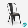 20 stühle design industriell metall vintage shabby chic stil Lix steel old 