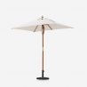 Sonnenschirm für Terrasse Garten zentrale Stange UV-Schutz 200x150cm Ormond Katalog