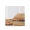 Küchenanrichte 100x43cm Wohnzimmerschrank 2 Türen weiß Klain Wood Angebot