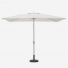 Parasol droit de jardin terrasse 3x2 rectangulaire Rios Réductions