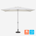 Parasol droit de jardin terrasse 3x2 rectangulaire Rios Remises