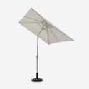 Parasol droit de jardin terrasse 3x2 rectangulaire Rios Catalogue