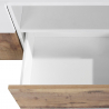 TV-Bank 200x43cm Wand Wohnzimmer weiß modern Holz Hatt Wood Auswahl