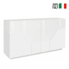 Sideboard 160x43cm 4 Fächer Küchenschrank Wohnzimmer Design Weiß Sein Verkauf